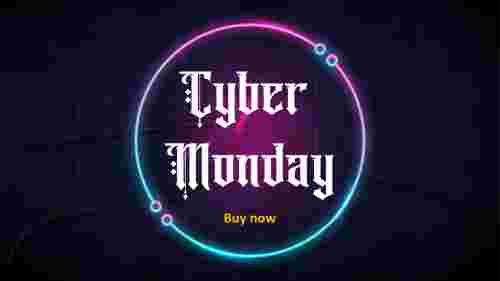 Cyber Monday powerpoint template free